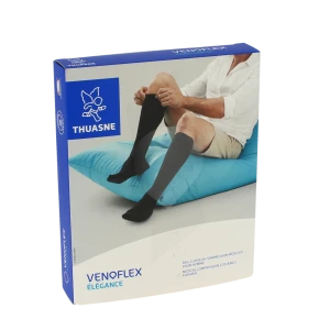 Venoflex Elegance 3 Bas Cuisse Antiglisse Homme Noir Taille 3n
