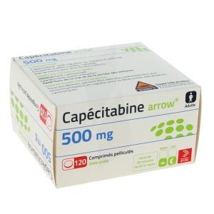 Capecitabine Arrow 500 Mg, Comprimé Pelliculé