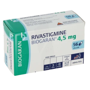 Rivastigmine Biogaran 4,5 Mg, Gélule