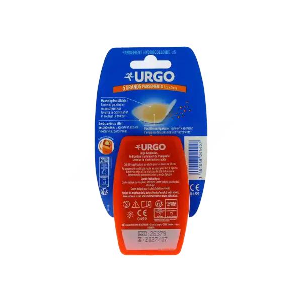 Urgo Ampoule Pansement Seconde Peau Talon Boîte De 5
