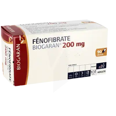 Fenofibrate Biogaran 200 Mg, Gélule à Ris-Orangis