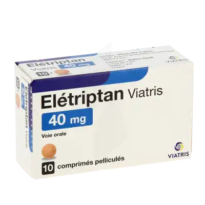 Eletriptan Viatris 40 Mg, Comprimé Pelliculé à COLLONGES-SOUS-SALEVE