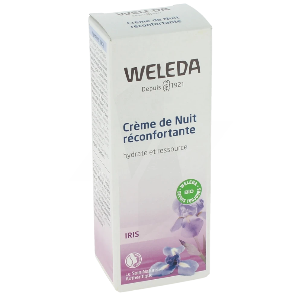 Weleda Soins Visage Iris Cr De Nuit Hydratante RÉconfortante T/30ml