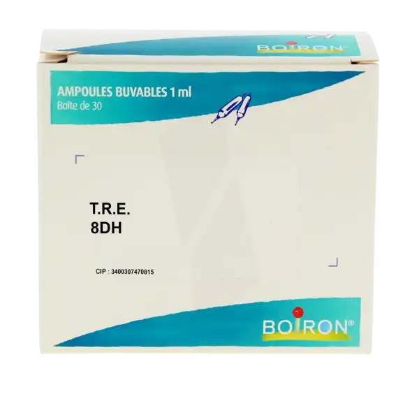 Boiron T.r.e. 8dh Solution Buvable En Ampoules Boîte De 30 Ampoules