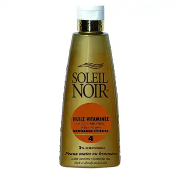 SOLEIL NOIR IP4 Huile vitaminée bronzage intense Fl/150ml
