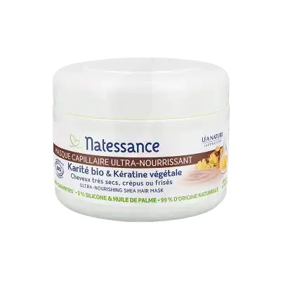 Natessance Karité Kératine Masque Pot/200ml à Montluçon