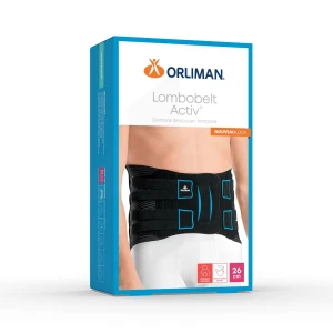 Orliman Lombobelt Activ Ceinture Lombaire Hauteur 26cm Taille 1
