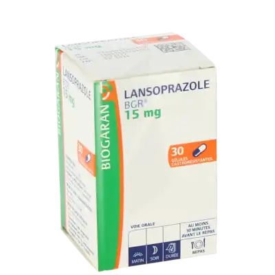 Lansoprazole Bgr 15 Mg, Gélule Gastro-résistante à Hagetmau