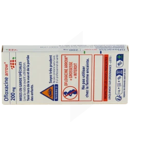 Ofloxacine Arrow 200 Mg, Comprimé Pelliculé Sécable
