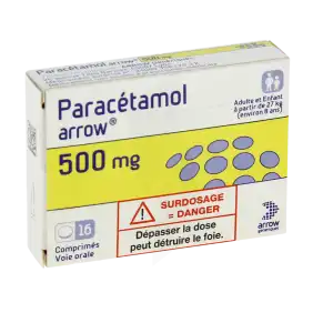 Paracetamol Arrow 500 Mg, Comprimé à CHAMBÉRY