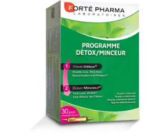 Forte Pharma Solution Buvable Programme Détox Minceur 30 Ampoules/10ml à Seysses