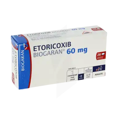 Etoricoxib Biogaran 60 Mg, Comprimé Pelliculé à STRASBOURG