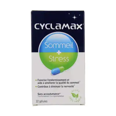Cyclamax Gélules Sommeil Stress B/32 à SAINT-GEORGES-SUR-BAULCHE