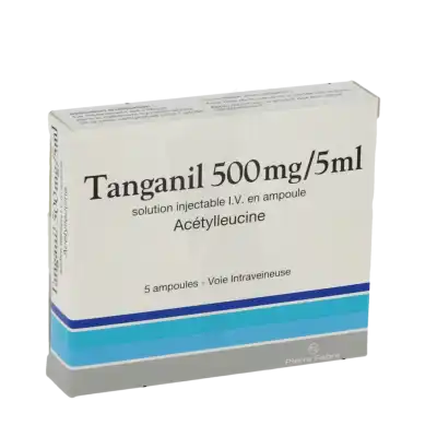 Tanganil 500 Mg/5 Ml, Solution Injectable I.v. En Ampoule à Bordeaux