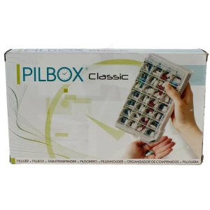 Pilbox Classic Pilulier Hebdomadaire 4 Prises
