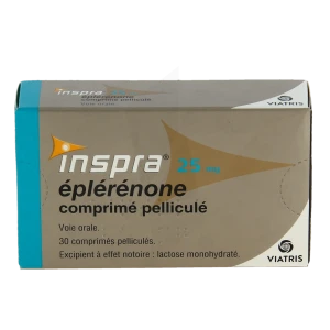 Inspra 25 Mg, Comprimé Pelliculé