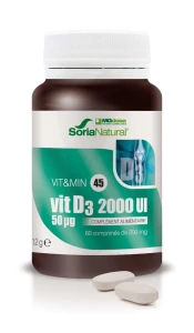 Soria Natural Vitamine D3 2000 Ui Comprimés B/60
