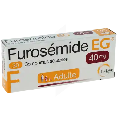 Furosemide Eg 40 Mg, Comprimé Sécable à Abbeville