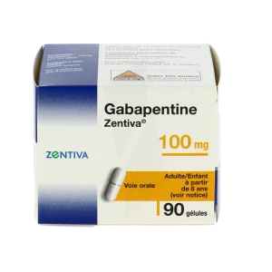 Gabapentine Zentiva 100 Mg, Gélule