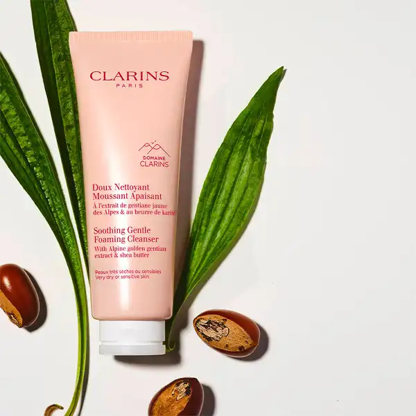 Clarins Doux Nettoyant Moussant Apaisant Peaux Très Sèches Ou Sensibles 125ml