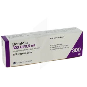 Bemfola 300 Ui/0,50 Ml, Solution Injectable En Stylo Prérempli