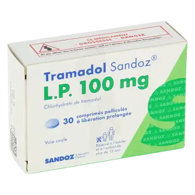 Tramadol Sandoz L.p. 100 Mg, Comprimé Pelliculé à Libération Prolongée à Clermont-Ferrand