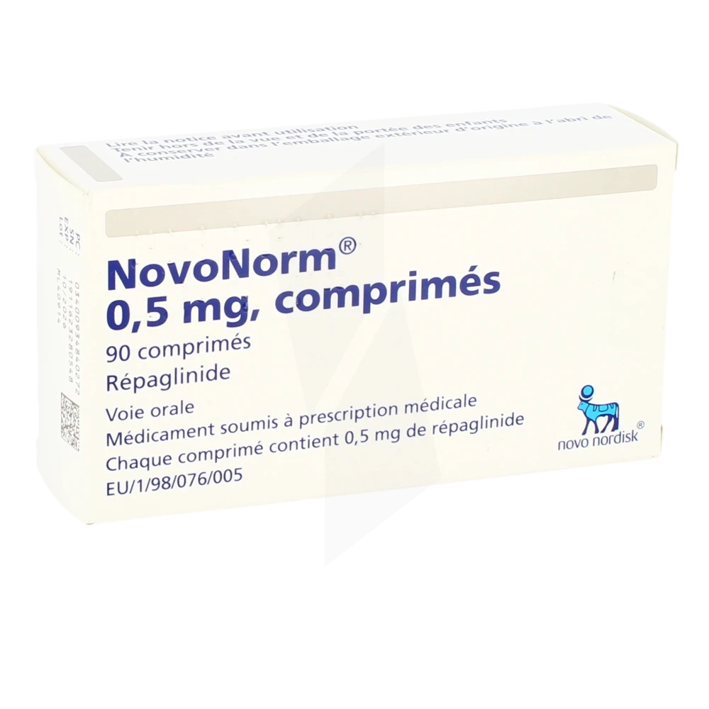 Novonorm 0,5 Mg, Comprimé