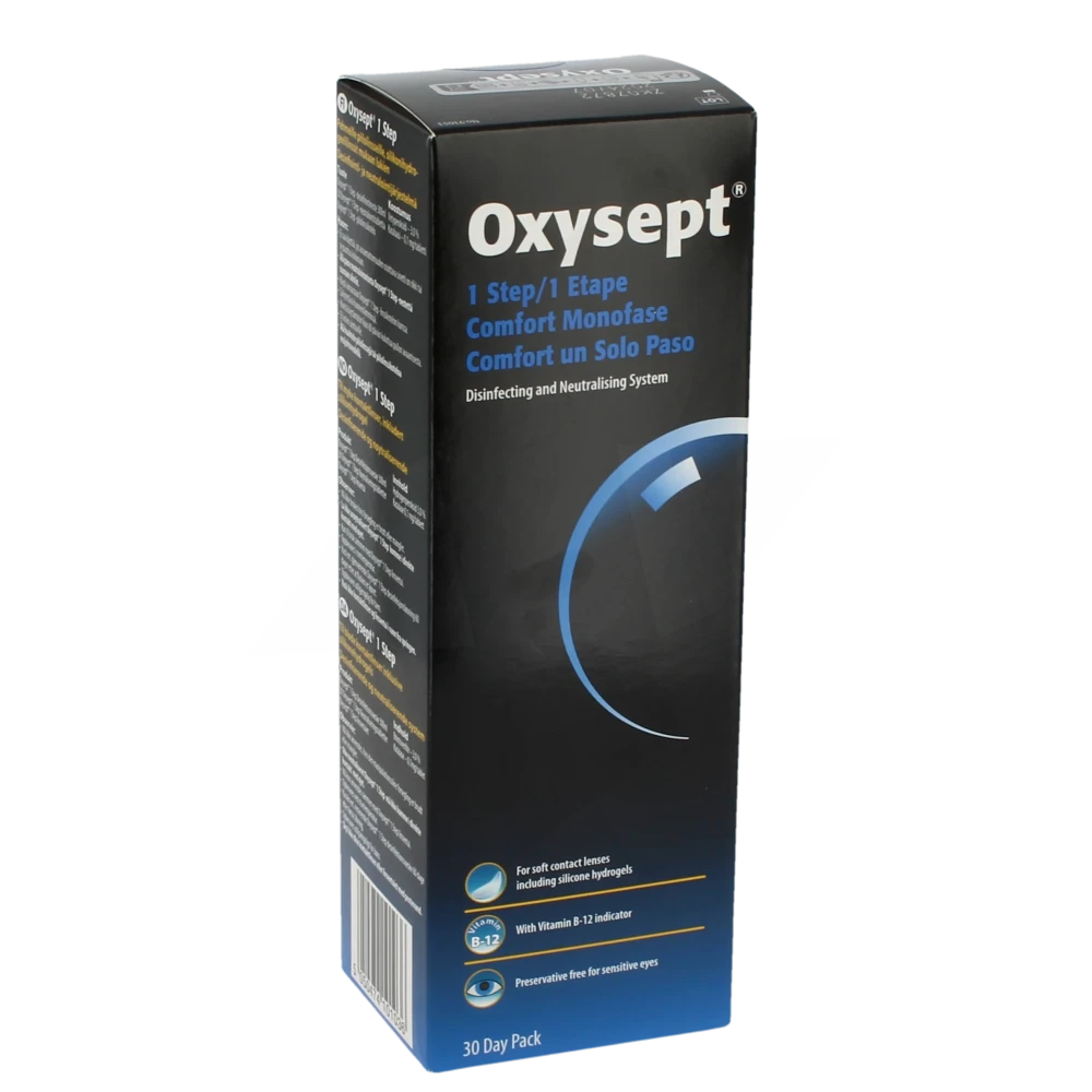 Oxysept 1 Etape Solution, 300 Ml + 30 Comprimés