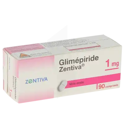 Glimepiride Zentiva 1 Mg, Comprimé à Bordeaux