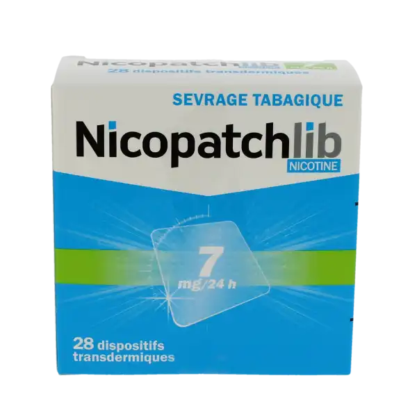 Nicopatchlib 7 Mg/24 Heures, Dispositif Transdermique