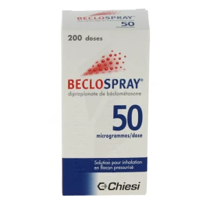 Beclospray 50 Microgrammes/dose, Solution Pour Inhalation En Flacon Pressurisé