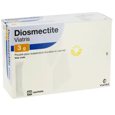 Diosmectite Viatris 3 G, Poudre Pour Suspension Buvable En Sachet à Paris