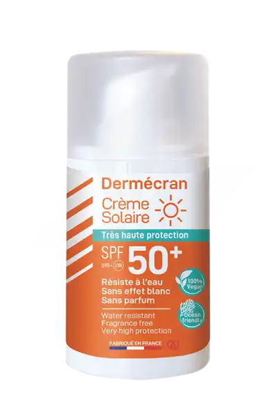 Dermécran® Crème Solaire Très Haute Protection Spf 50+ Flacon Pocket 15ml