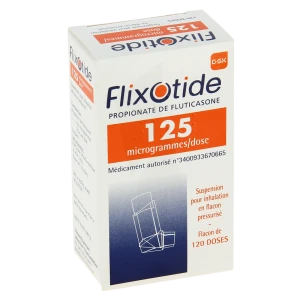 Flixotide 125 Microgrammes/dose, Suspension Pour Inhalation En Flacon Pressurisé