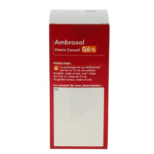 Ambroxol Viatris Conseil 0,6 %, Solution Buvable