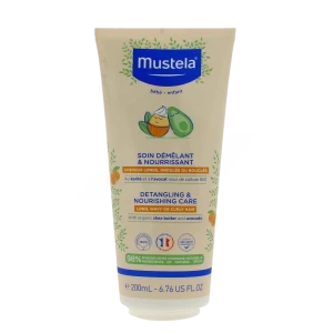 Mustela Bébé Soin Démêlant & Nourrissant Cheveux Longs Ondulés Ou Bouclés 200 Ml