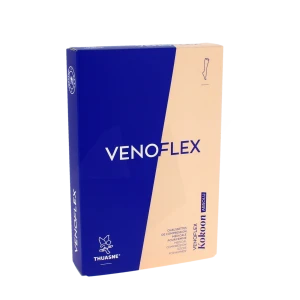 Venoflex Kokoon Absolu 2 Chaussette Mollet+ Femme Noir Taille 4l