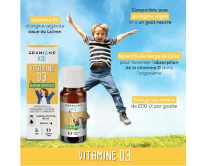 Granions Kid Vitamine D3 Solution Buvable Fl Compte-gouttes/20ml