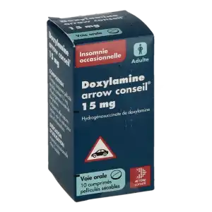 Doxylamine Arrow Conseil 15 Mg, Comprimé Pelliculé Sécable à Montbéliard