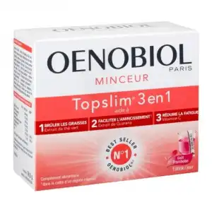 Oenobiol Topslim 3 En 1 Poudre à Diluer Framboise Sticks/14 à Paris
