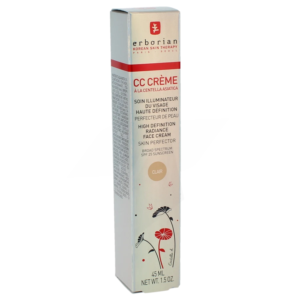 Erborian Cc Crème à La Centella Asiatica Clair T/45ml