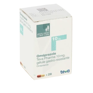 Omeprazole Teva Pharma 10 Mg, Gélule Gastro-résistante