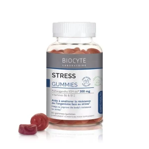 Biocyte Stress Gummies Gom à Mâcher Pot/60