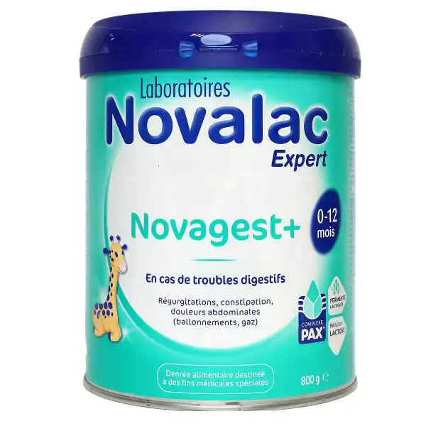 Novalac Expert Novagest+ Lait En Poudre 0-12 Mois B/800g