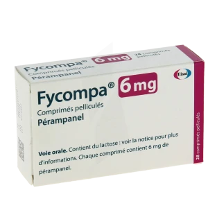 Fycompa 6 Mg, Comprimé Pelliculé