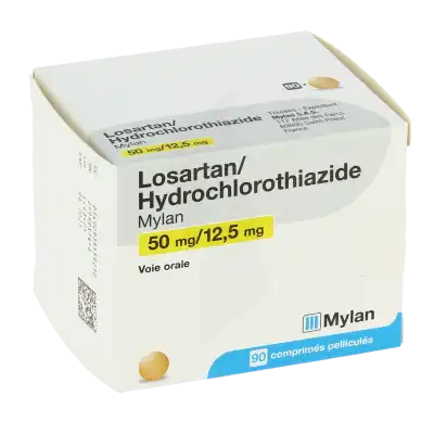 Losartan/hydrochlorothiazide Viatris 50 Mg/12,5 Mg, Comprimé Pelliculé à SAINT-PRIEST