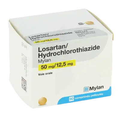 Losartan/hydrochlorothiazide Viatris 50 Mg/12,5 Mg, Comprimé Pelliculé à POITIERS