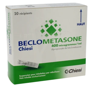 Beclometasone Chiesi 400 Microgrammes/1 Ml, Suspension Pour Inhalation Par Nébuliseur