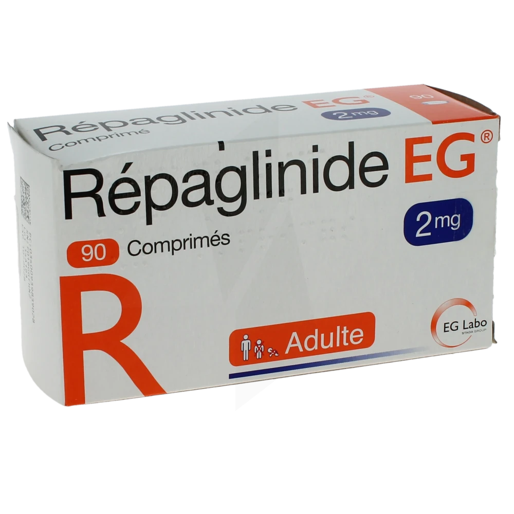 Repaglinide Eg 2 Mg, Comprimé