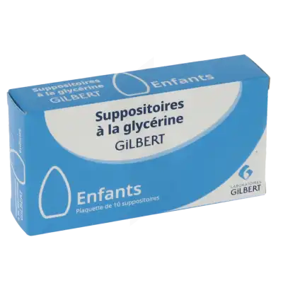 SUPPOSITOIRE A LA GLYCERINE GILBERT ENFANTS, suppositoire
